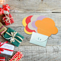 Miniatyrbild 5 av 5: Röd 24-pack Hjärtformade Spännen Små Föremål Förvaring Söta Present Kort Hållare för Bröllop Hälsning Fest