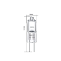 Miniatyrbild 2 av 5: G4 Halogenlampor 10W 12V - Varmvitt 10w 15pcs