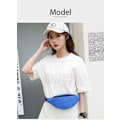 Miniatyrbillede 4 af 4: Moderigtig Basic Fanny Pack - Sport - Vandreture Fanny Pack - Sort - 2 Rum - Lynlås - Justerbar