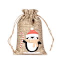 Miniatyrbillede 5 af 5: (M) 12 Pak Jute Juleposer med Snøre B