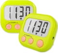 2-pack kökstimer med hög ringsignal, digitala timers för matlagning, magnet