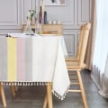 Miniatyrbillede 1 af 5: 140x180 cm Rektangulær Dug Anti Plet Elegant Dug T E