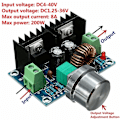 Miniatyrbillede 3 af 4: XL4016E1 DC 4-40V til DC 1,25-36V 8A Buck Converter Spændingsregulator