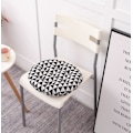 Miniatyrbild 3 av 3: Runda stolsdynor, set med 2 sittdynor för inomhus/utomhus runda sittdynor trädgårdsdynor f