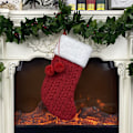 Miniatyrbild 4 av 4: Julstrumpor i Stickad Ull 3-pack Presentpåsar Julhänge Julgranspynt R