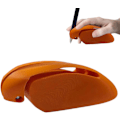 Miniatyrbilde 1 av 5: Hjelpemiddel for skriving og tegning - Blyantgrep og pennholder for Parkinson, tremor, leddgikt, svak hånd for å forbedre Orange