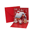 Miniatyrbilde 4 av 5: 6 Pakk Morsomme 3D Pop-Up Julekort for Familie, Venner, Bedrift, med Konvolutter og Klistremerker, Diverse Jul