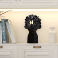 Miniatyrbillede 3 af 5: Dekorative harpiksstatuer Sort D