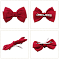 Miniatyrbilde 4 av 5: Hårtilbehør - 6 stk store hårspenner for kvinner elegante håndlagde stoff hårklips barrettes Acces C