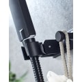 Miniatyrbillede 3 af 5: Sort Bruseskiveholder Håndholdt Bruseskive Bidet Pu V