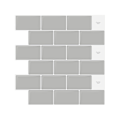 Miniatyrbild 1 av 5: Peel and Stick Kakel Backsplash för Kök Vägg, 10-Blad Grå Tunnelbana Kök Backsplash Kakel (12\"×12\") Grey