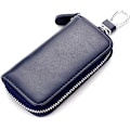 Miniatyrbilde 1 av 5: (Royal Blue) Herre Lær Nøgle Etui Ko Læder Lynlås Nøgle Etui-Gener Royal Blue