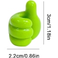 Miniatyrbillede 2 af 5: 10 stk. Kreative Silikon Tommelfinger Væghængere Multifunktionelle Væghængere H