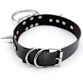 Miniatyrbillede 3 af 4: Sort Goth Punk PU Læder Choker O Ring Halskæde Unisex
