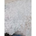 Miniatyrbillede 2 af 5: Solsejl, solbeskyttelsesnet, rent hvidt snecamouflagenet, 4x5 meter, hvid d