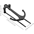 Miniatyrbillede 3 af 5: 2 stk. Bogmærker - Sort Personlig Ankerformet Metal Bogmærker, Kreative Post It Boggaver til Ældre Kvinder Mænd X