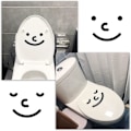 Pikkukuva 3 / 5: Hauska WC-istuimen tarra, hauska sarjakuva WC-tarra, WC-kannen tarra