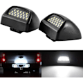 Miniatyrbillede 1 af 5: 2 stk. Vandtætte Full LED Nummerpladelys Nummerpladelys LED Nummerpladelampe Baglygte 600