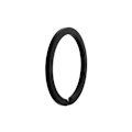 Miniatyrbilde 3 av 5: 20 stk 1,18 tommer/30 mm diameter metall flate split nøkkelring X