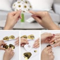Miniatyrbild 3 av 4: 100 st Nail Art Forms Stickers Självhäftande Nagelformar Förlängningsguide Tips för Akryl UV Gel N