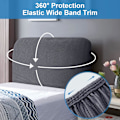Miniatyrbilde 5 av 5: Sengegavltrekk, King Size sengegavltrekk, Støvtett All-inclusive Elastisk sengegavlbeskyttelse