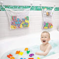 Miniatyrbillede 3 af 5: Baby Badelegetøjs Organizer, Legetøjs Opbevaringspose til Badeværelse og Badekar, Mesh Opbevaringsnet til Brusetilbehør C
