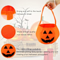 Miniatyrbilde 3 av 5: Gresskar godteripose, 3 stk gresskarpose Trick Or Treat pose Gresskar godteripose Halloween Gresskarformet