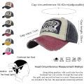 Pikkukuva 2 / 5: Punainen baseball-lippis Vintage Unisex Sport Snapback Cap Hip-Hop Snap B