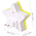 Miniatyrbild 2 av 4: 2 st LED-sensor nattlampa i vitt med automatisk funktion med