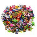 Miniatyrbild 1 av 5: 100 stycken 3D-tofflor prydnader (slumpmässigt utseende), skocharm, Cu
