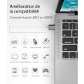 Pikkukuva 2 / 5: USB C - USB -sovitin 2 kpl USB C -uros USB3 -naarassovitin, US