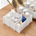 Miniatyrbillede 5 af 5: 10 stk. Hvide skuffeopdelere, justerbar skuffeorganisator til Und