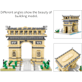 Miniatyrbillede 3 af 4: Byggesæt, Arc De Triomphe Arkitekturmodel Blokke Ki