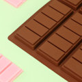 Miniatyrbillede 3 af 5: (form 1) Silikone chokoladeform til 6 borde, chokolade, BPA-fri