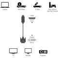 Pikkukuva 5 / 5: HDMI A - DVI-sovitinkaapeli - 2 m (ei sovi Eritel- tai V-portteihin)