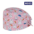 Miniatyrbillede 2 af 5: 4 stk. Bouffant Scrub Cap, Åndbar Justerbar Arbejdshatte, Uni