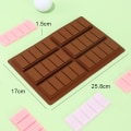 Miniatyrbillede 2 af 5: (form 1) Silikone chokoladeform til 6 borde, chokolade, BPA-fri