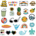 Miniatyrbillede 1 af 5: 10 stk. stryge-på patches sommer sport broderede patches stryge- E