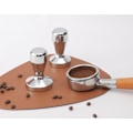 Miniatyrbillede 2 af 4: Bunddiameter: 53 mm - Højde: 85mm - Tamper i rustfrit stål til kaffe