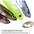 Miniatyrbillede 2 af 5: (7cm) Blød Shad Fiskeri Lokker Blød Silikone Fiskeri Lokke Fiskeri
