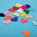 Miniatyrbillede 4 af 5: 20 stk. Mini strygejern-på patch Mini farverige hjerte patches til Garm U