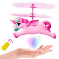 Miniatyrbillede 1 af 5: Flyvende Enhjørning Fe Legetøj Flyvende Helikopter Drone Bold Legetøj Gaver X