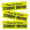 3-pack Student Driver Magnet för Bil, Var Snäll och Ha Tålamod Student D