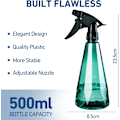 Miniatyrbilde 2 av 5: 2-pakning 500 ml tomme sprayflasker med justerbart sprayhode for