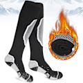 Miniatyrbild 3 av 5: Skidstrumpor 2 par herr Högpresterande vintervarma snowboardstrumpor