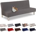 Sofföverdrag utan armstöd 3-sits universell stretch Clic C