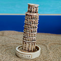Miniatyrbilde 2 av 4: Skjeve tårnet i Pisa fiskedekorasjoner reptil skilpadde øgle edderkopp tanker terrarium bygning co