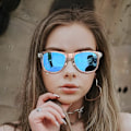 Miniatyrbillede 2 af 5: Firkantede polariserede solbriller til mænd og kvinder UV-beskyttelse Unisex Retro solbriller til mænd til kørsel Hiki