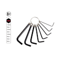 Pikkukuva 2 / 2: Allen-avain, koko 1,5 mm – 6 mm (8 kpl)