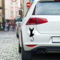 Miniatyrbilde 3 av 5: Katt Bilstickers, 2 Stykker Søte Katt Bilsticker Humor Bilsticker